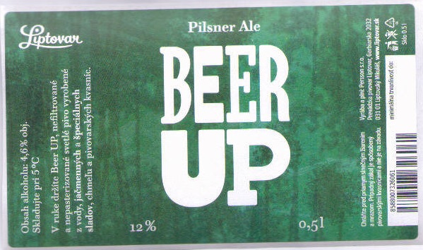 Liptovsky Mikulas - Liptovar - Beer Up 0,5l