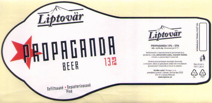 Liptovsky Mikulas - Liptovar - Propaganda