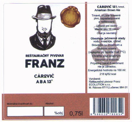 Lucenec - Franz - Carovic 0,75l