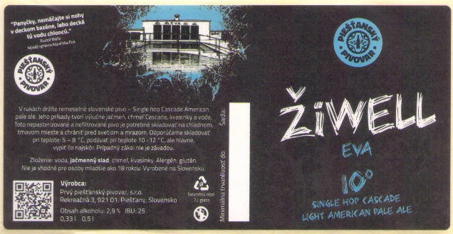 Piestany - Ziwell - Eva 0,5l