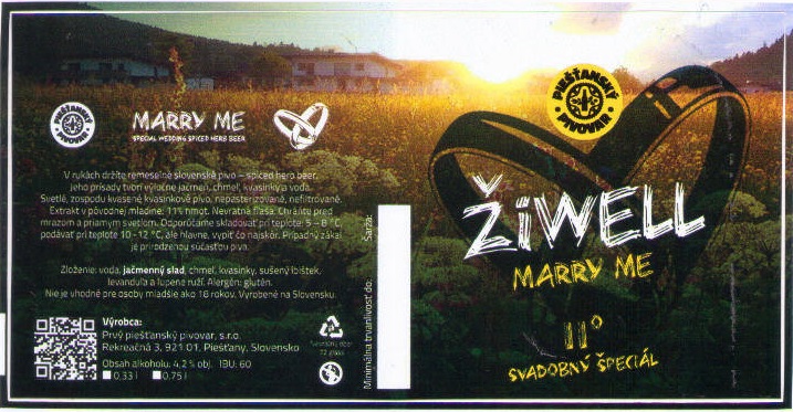 Piestany - Ziwell - Marry Me