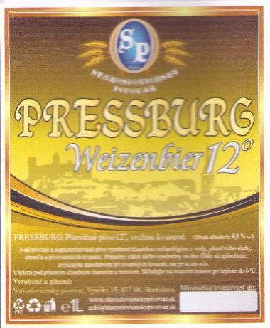Bratislava - Starosloviensky - Weizenbier 12