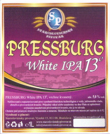 Bratislava - Starosloviensky - White IPA 13