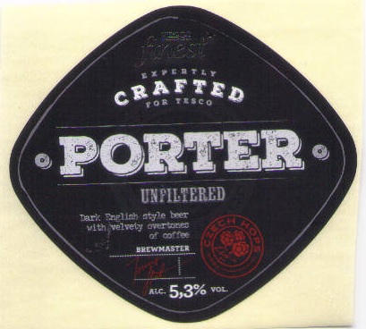 Hrnciarovce nad Parnou - Karpat - Tesco Finest Porter