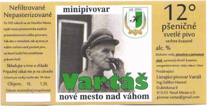 Nove Mesto nad Vahom - Vartas - psenicne pivo 12
