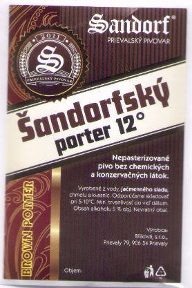 Prievaly   - Sandorf - Porter