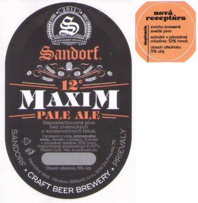 Prievaly  - Sandorf - Maxim 2