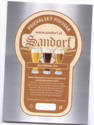 Prievaly      - Sandorf - Ale special ostre rohy