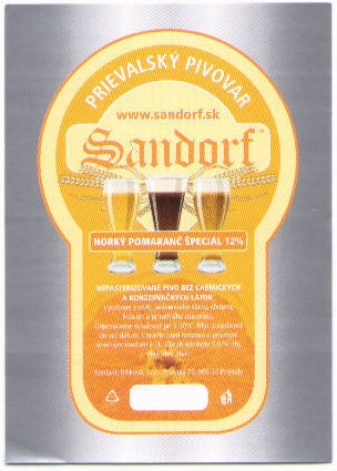 Prievaly      - Sandorf - Horky pomaranc special ostre rohy 2