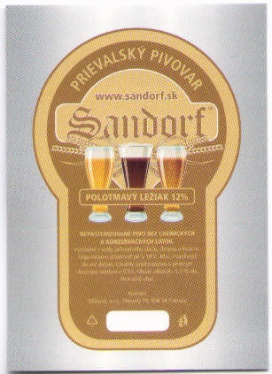 Prievaly      - Sandorf - Polotmavy leziak 12 ostre rohy