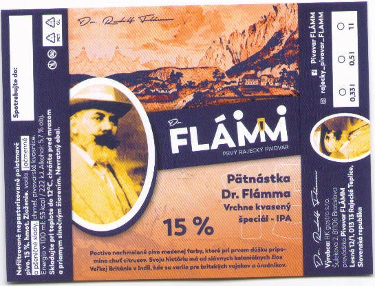 Rajecke Teplice  - Flamm - Patnastka