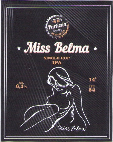 Bratislava - Partizan Brewery - Miss Belma