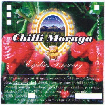 Poprad - Egidius - Chili Moruga