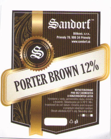 Prievaly      - Sandorf - Porter Brown 12