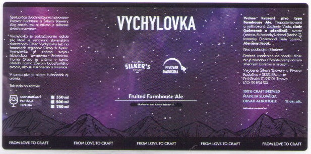 Radosina - Pivovar Radosina - Vychylovka