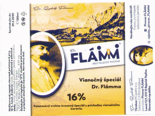 Rajecke Teplice - Flamm - Vianocny special 330ml