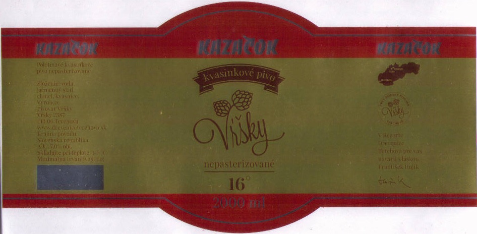 Terchova - Vrsky - Kazacok 2000ml