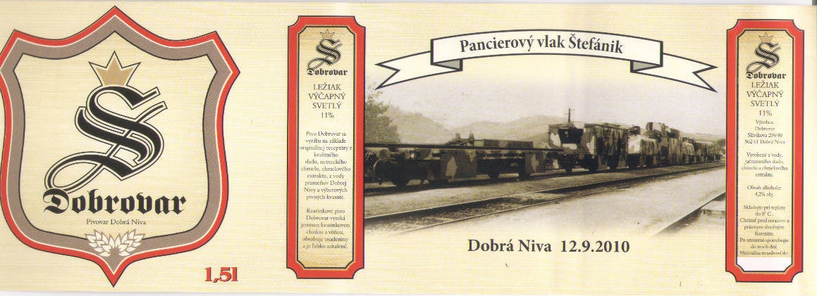Dobra Niva - Dobrovar - Leziak vycapny svetly 07 - zohnuty s nalepkami