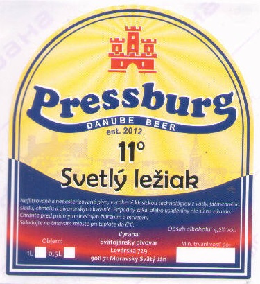 Moravsky Svaty Jan - Svatojansky pivovar - Pressburg