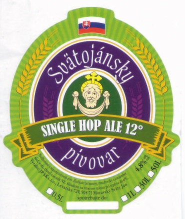 Moravsky Svaty Jan - Svatojansky pivovar - Single Hop Ale