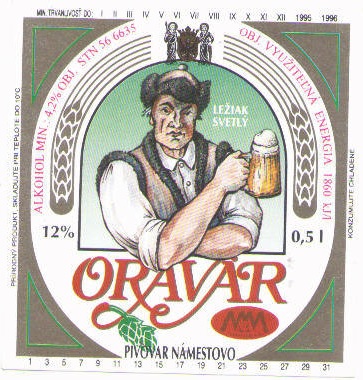 Namestovo - Oravar - Leziak svetly - s nalepkou