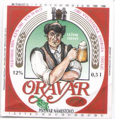 Namestovo - Oravar - Leziak tmavy - s nalepkou
