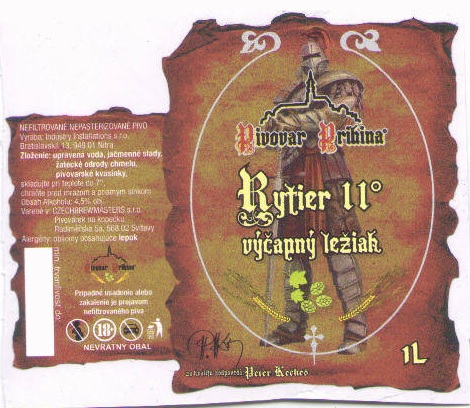 Nitra - Pribina - Rytier 1 l 2