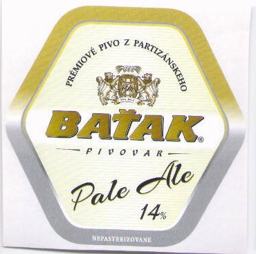 Partizánske - Baťak - Pale Ale 1
