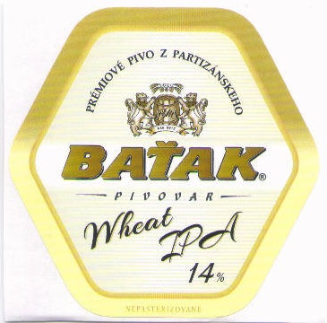 Partizánske - Baťak - Wheat IPA 2