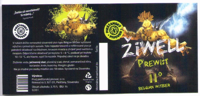 Piestany - Ziwell - Prewitt 0,33l