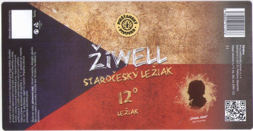 Piestany - Ziwell - Starocesky leziak 1l