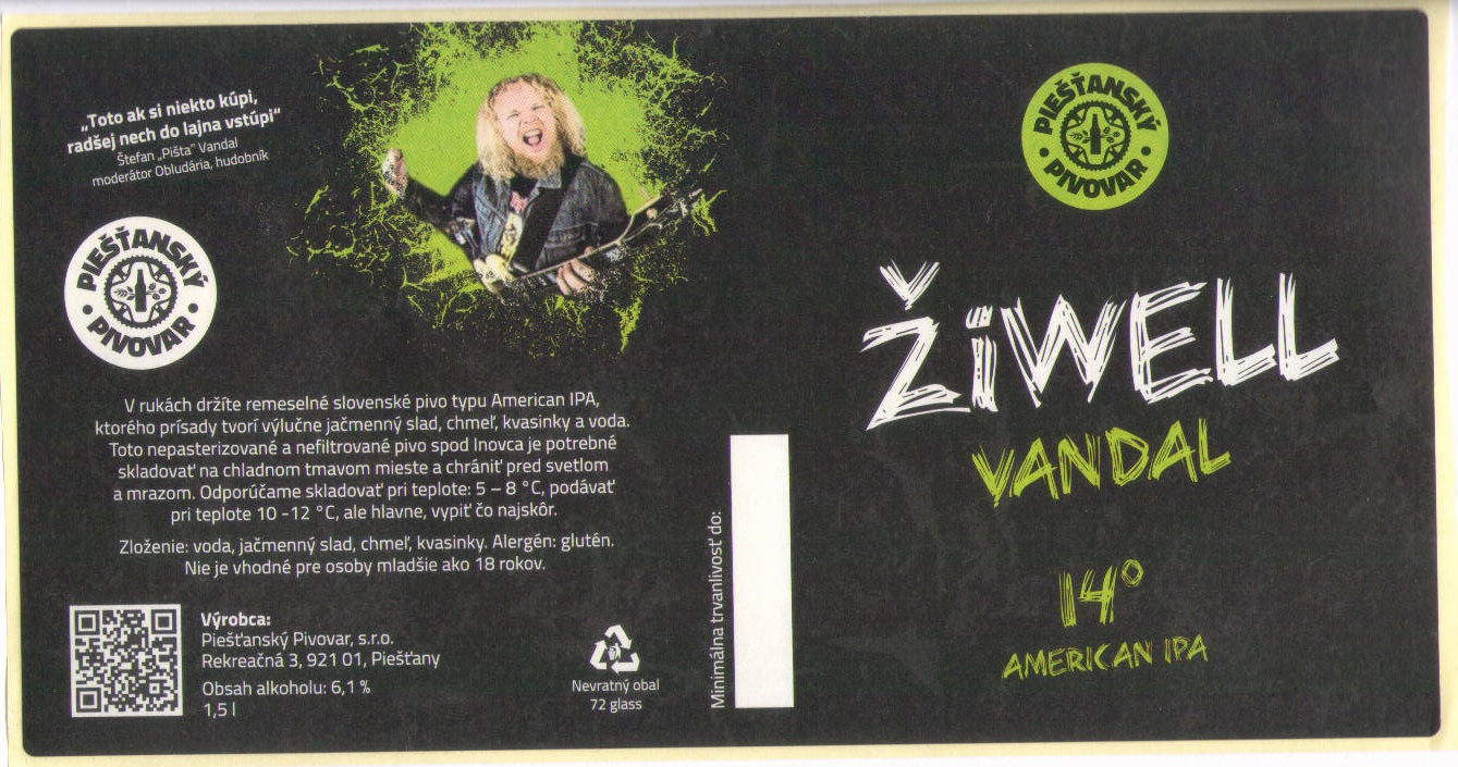 Piestany - Ziwell - Vandal 1,5l