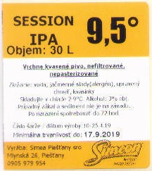Piestany - Simeon - sudovka Session Ipa 9,5 - 30L