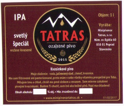 Poprad - Tatras - IPA - 2017