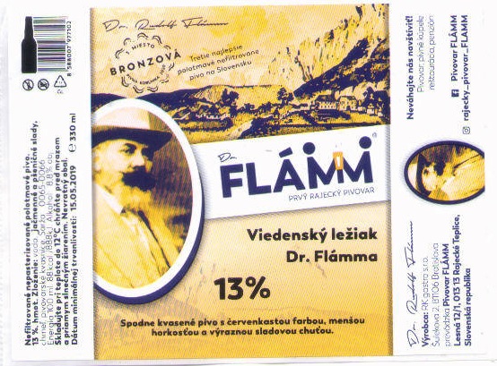 Rajecke Teplice - Flamm - Viedensky leziak 2 330ml