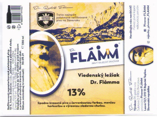 Rajecke Teplice - Flamm - Viedensky leziak 5 330ml