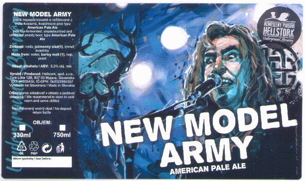 Myjava - Hellstork - New Model Army inak text