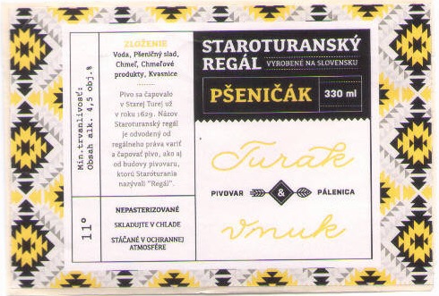 Stara Turak - Turak - Psenicak 330ml - text vycentrovany na stred