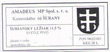 Surany - Amadeus - Suriansky leziak 6 sudovka