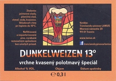 Trenčín - Lanius  - Dunkelweizen 13° 2