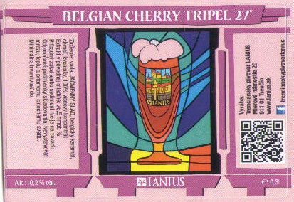 Trenčín - Lanius - Belgian Cherry Tripel