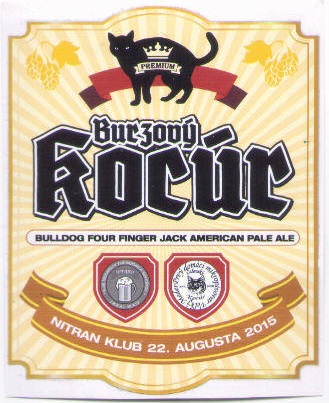 Burzovy Kocur 2015 Bulldog Four Finger Jack American Pale Ale