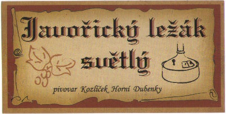 Javoricky lezak svetly