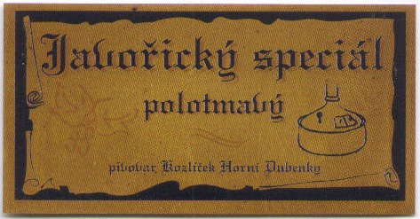 Javoricky special polotmavy