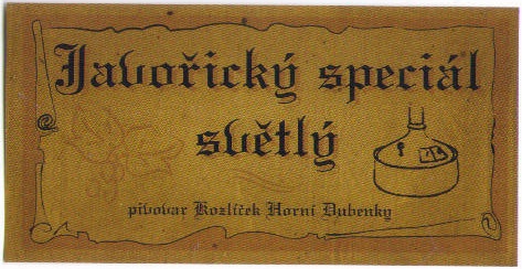 Javoricky special svetly