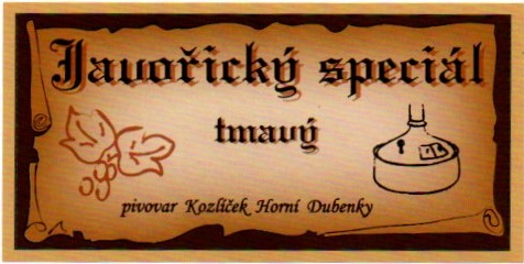 Javoricky special tmavy