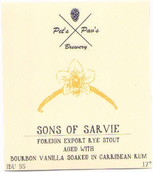Pets & Pavs Brewery  - Sons of Sarvie