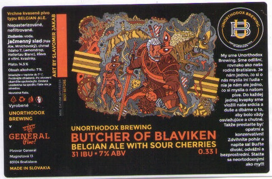 Bratislava - Unorthodox - Butcher Of Blaviken