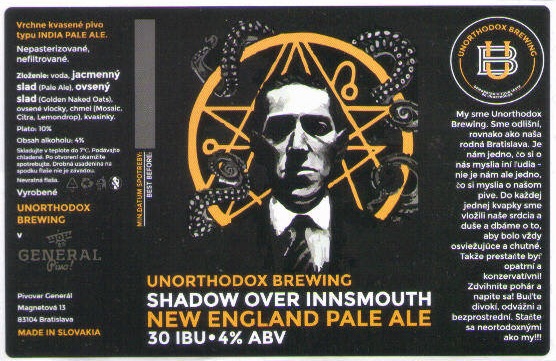 Bratislava - Unorthodox - Shadow Over Innsmouth