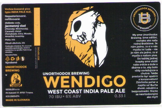 Bratislava - Unorthodox - Wendigo - Sessler